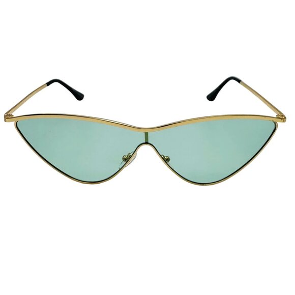 7032 | Green Cateye Sunglasses - Picture 1 of 5